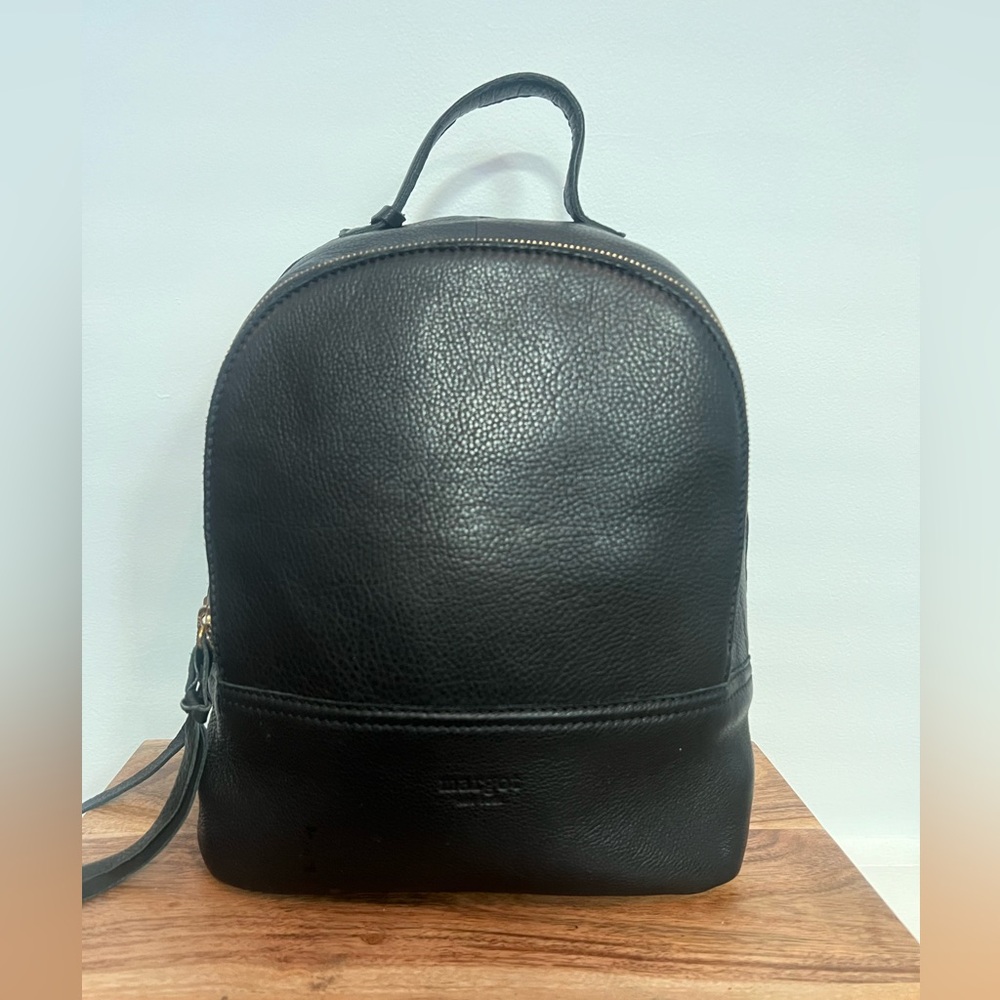 Kimmie Black Leather Backpack - Margot New York